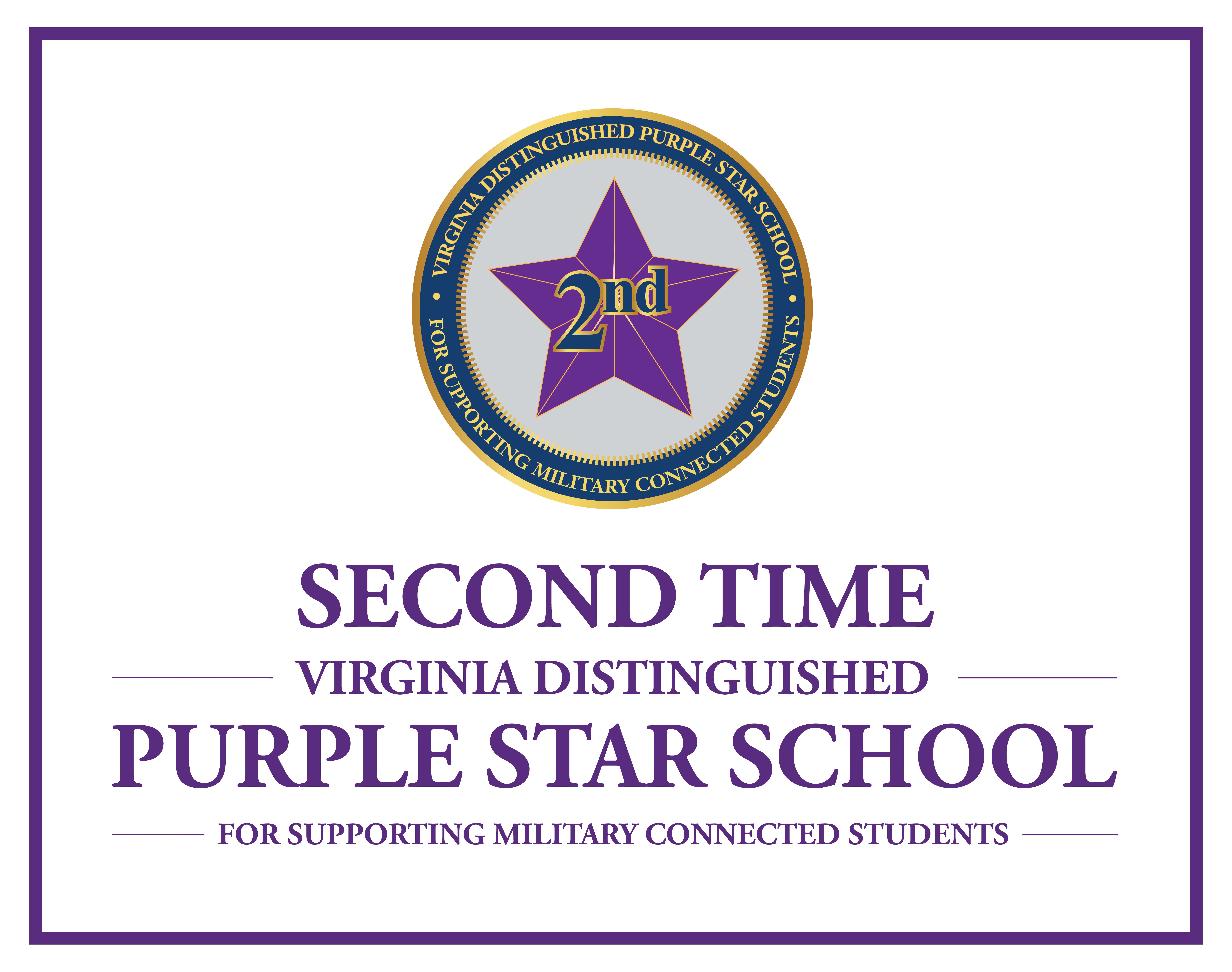 2nd Award Purple Star