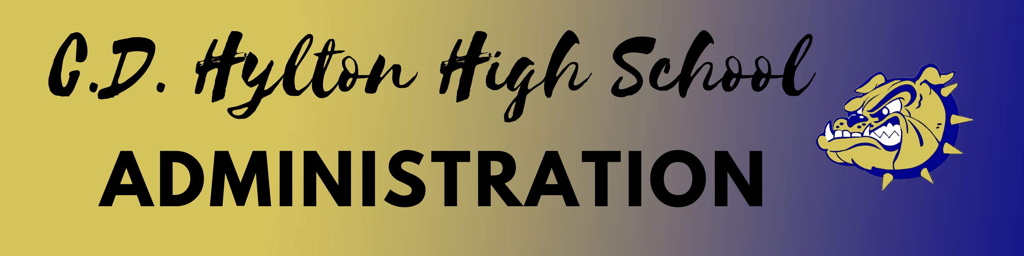 C.D. Hylton High School Administration