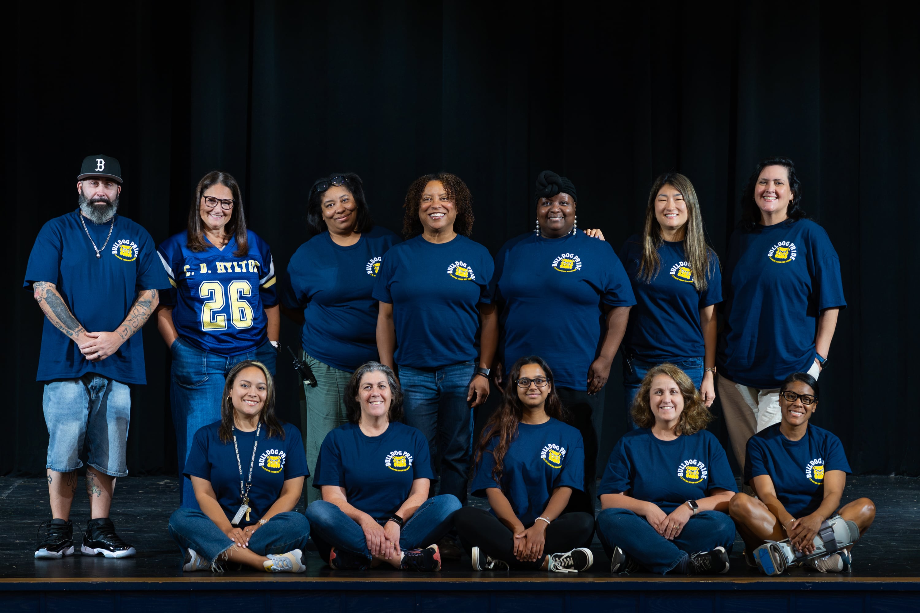 Photo of the support staff