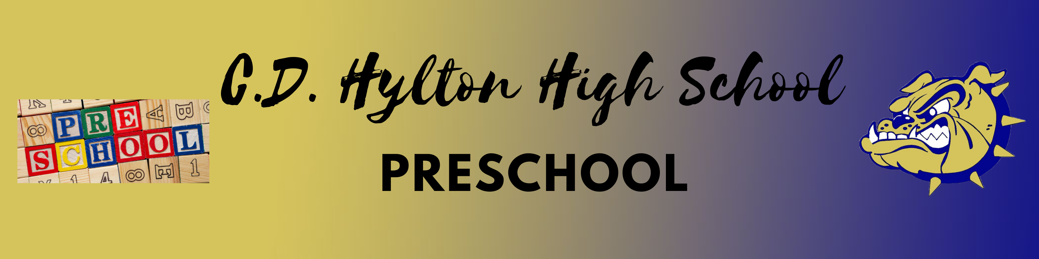 Preschool Banner