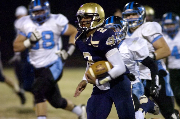 Photograph of Hylton football player